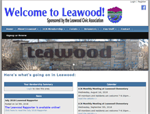 Tablet Screenshot of leawoodneighbors.com